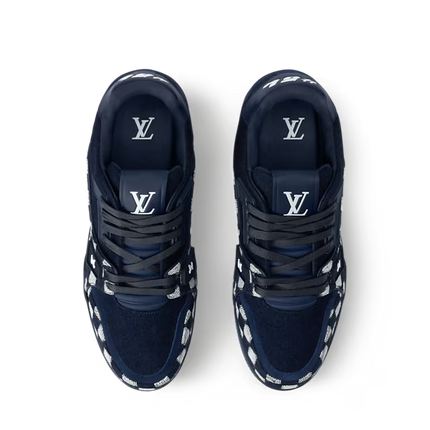 Men's Louis Vuitton Trainer Blue Sneakers