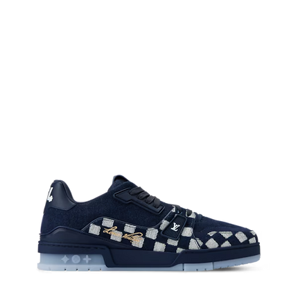Men's Louis Vuitton Trainer Blue Sneakers