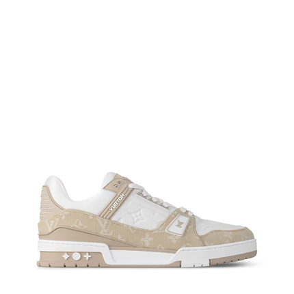 Men's Louis Vuitton Trainer Beige Sneakers