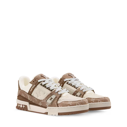 Men's Louis Vuitton Trainer Brown Sneakers