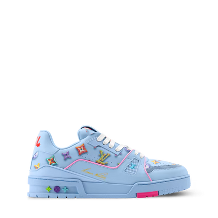 Men's Louis Vuitton Trainer Blue Sneakers