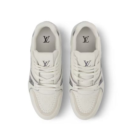 Men's Louis Vuitton LV Trainer Grey  Sneakers