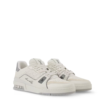Men's Louis Vuitton LV Trainer Grey  Sneakers