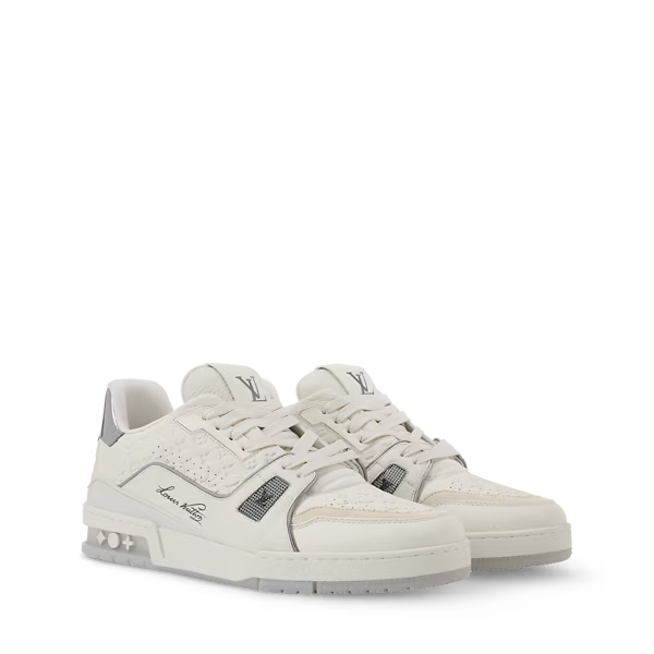 Men's Louis Vuitton LV Trainer Grey  Sneakers