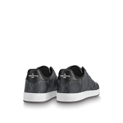Men's Louis Vuitton Rivoli Athletic Black Grey Sneakers