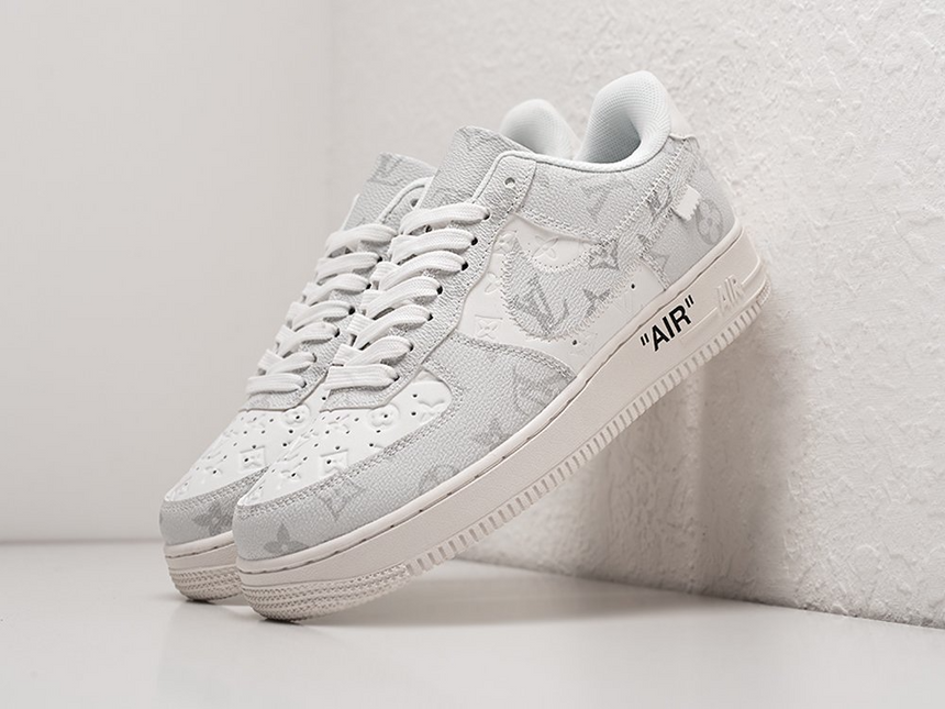 Men's Nike Air Force 1 Low Vuitton White Black Shoes