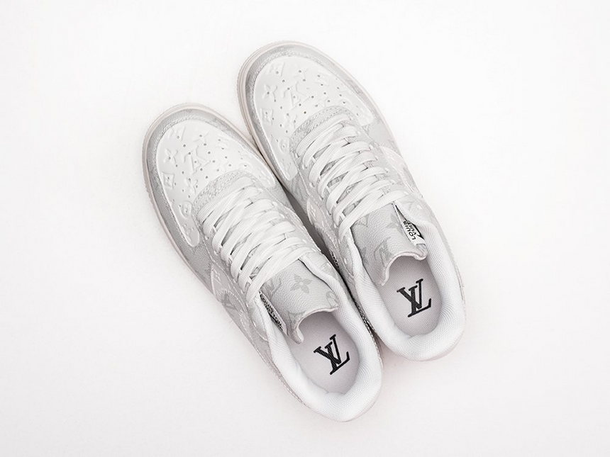 Men's Nike Air Force 1 Low Vuitton White Black Shoes
