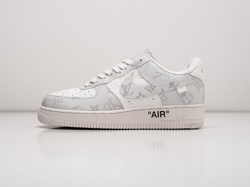 Men's Nike Air Force 1 Low Vuitton White Black Shoes