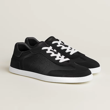 Men's Hermès Match Black Sneakers
