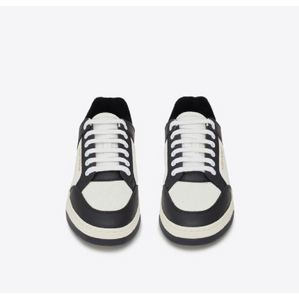 Men's Saint Laurent Low Top White Dark Green Sneakers