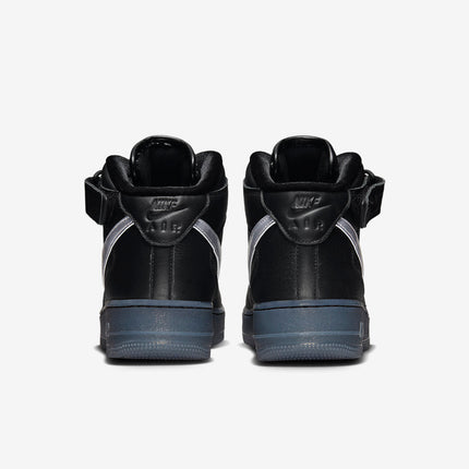 Men's Nike Air Force 1 Mid 'Black & Metallic' Shoes