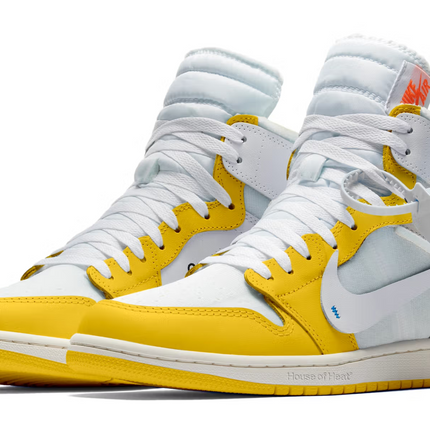 Men's Air Jordan 1 High 'White Yellow’ Shoes