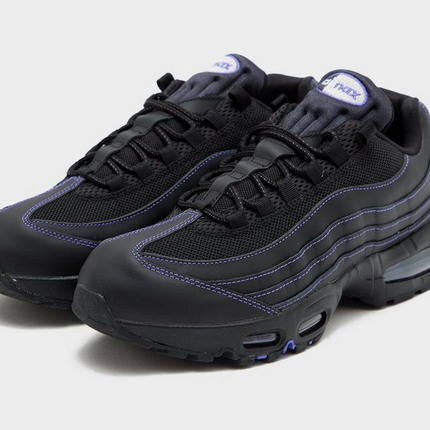 Men's Nike Air Max 95 Black Purple Shoes