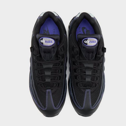 Men's Nike Air Max 95 Black Purple Shoes