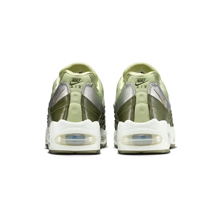 Men's Nike Air Max 95 Olive Aura Metallic Silver Shoes