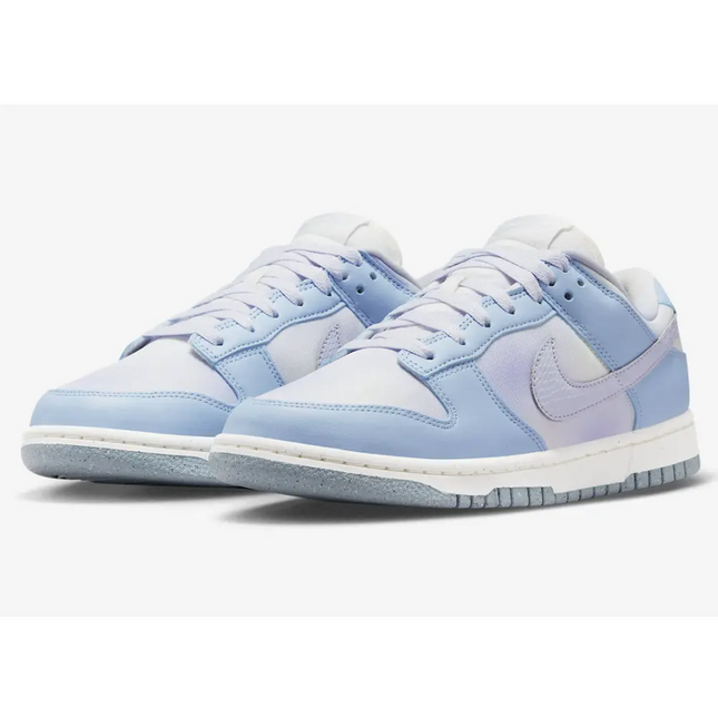 Men's Nike Dunk Low Blue Airbrush Canvas Shoes