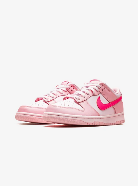 Men's Nike Dunk Low Triple Pink Shoes