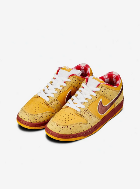 Men's  Nike SB Dunk Low Yellow Lobster Shoes
