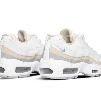 Men's  Nike Air Max 95 White Beige Grey Shoes