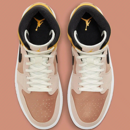Men's Nike Air Jordan 1 High Particle Beige Shoes