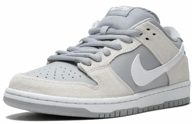 Men's Nike Dunk Low White Wolf Grey Shoes