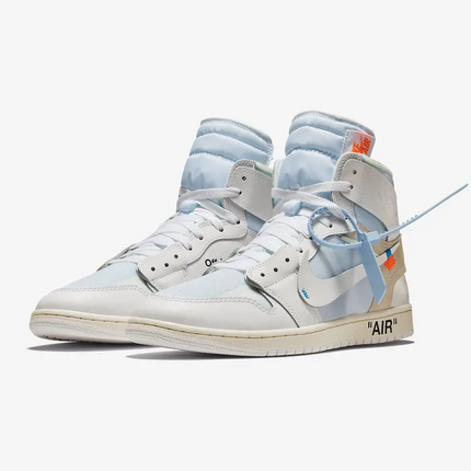 Men's Nike Jordan 1 Retro High Off-White White Shoes