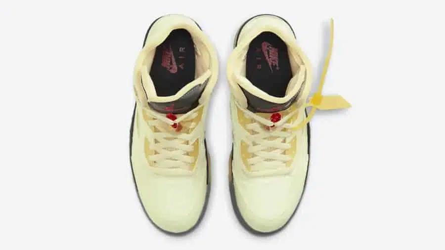 Men's Nike Air Jordan 5 Retro SP x Off-White Sail Shoes