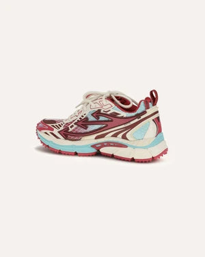 Men's Off-White Be Right Back Sneaker Met Mesh Details In Fuchsia