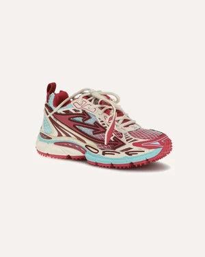 Men's Off-White Be Right Back Sneaker Met Mesh Details In Fuchsia