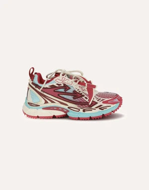 Men's Off-White Be Right Back Sneaker Met Mesh Details In Fuchsia