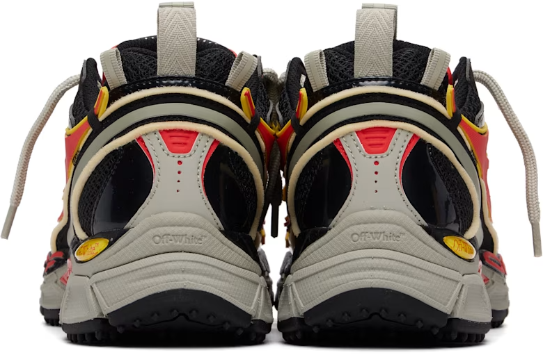 Men's Off-White Black 'Be Right Back' Mesh Sneakers