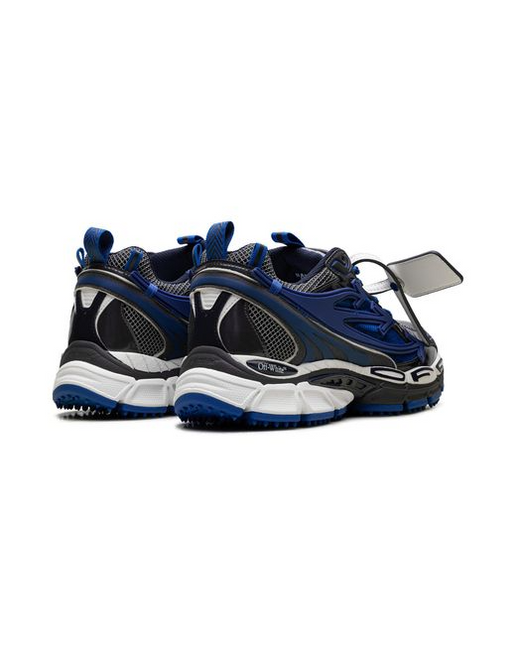 Men's Off-White Be Right Back Sneaker Met Mesh Details In Gun Metal