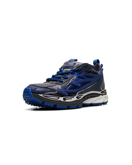 Men's Off-White Be Right Back Sneaker Met Mesh Details In Gun Metal
