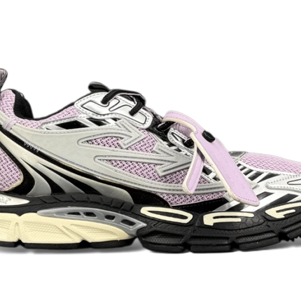 Men's Off-White Be Right Back Sneaker Met Mesh Details In Pinkish-Purple