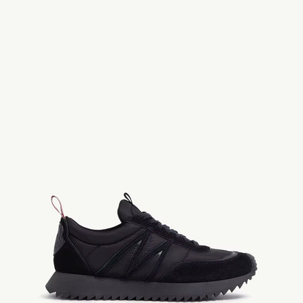 Men's Pacey Nylon & Suede Black Sneakers