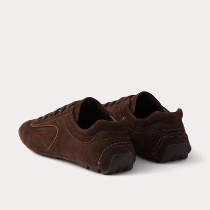 Men's Prada Montecarlo Re-Edition 2005 Leather Dark Brown Sneakers