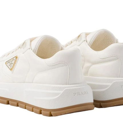 Men's Prada Montecarlo Re-Edition 2005 Leather Ivory Gum Sneakers