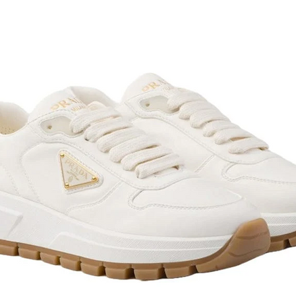 Men's Prada Montecarlo Re-Edition 2005 Leather Ivory Gum Sneakers