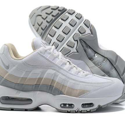 Men's Nike Air Max 95 Grey & White Shoes