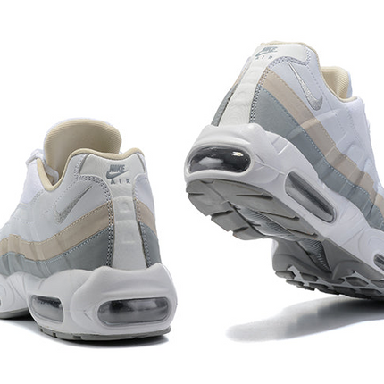 Men's Nike Air Max 95 Grey & White Shoes