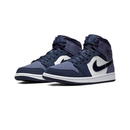 Men's Nike Air Jordan 1  Mid Sanded Purple Shoes