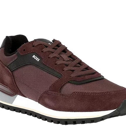 Men’s BOSS Parkour-L Runn Burgundy Sneaker