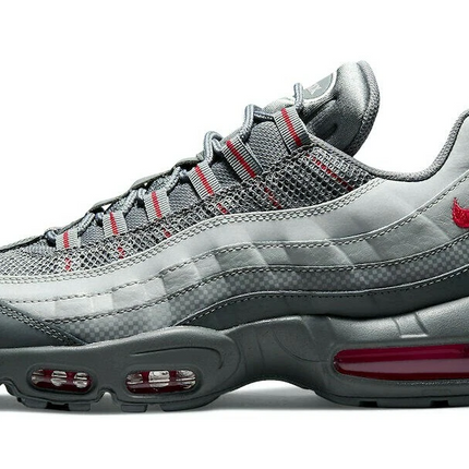Men's Nike Air Max 95 Grey Red Shoes
