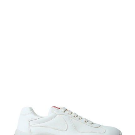 Men's Prada America's Cup Ivory Sneakers