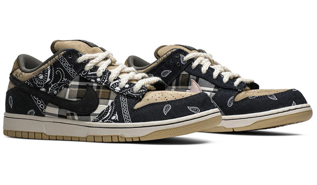 Men's Travis Scott x Nike Dunk Low Premium QS SB Cactus Jack Shoes