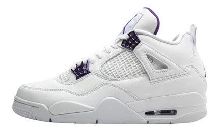 Men's Nike Air Jordan 4 Retro Metallic Purple Shoes
