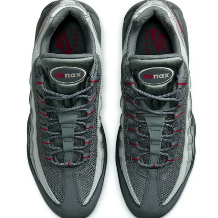Men's Nike Air Max 95 Grey Red Shoes