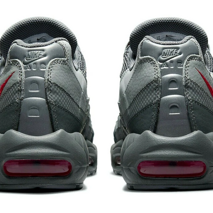 Men's Nike Air Max 95 Grey Red Shoes