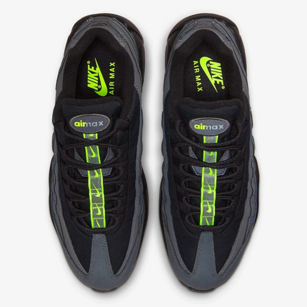 Men's Nike Air Max 95 Grey Black Neon Shoes
