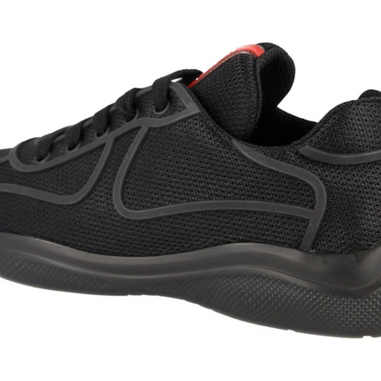 Men's Prada America's Cup Black Sneakers